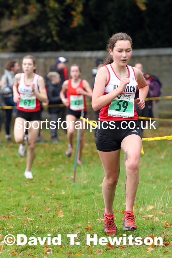 Girls under-15s 2021 NEHL Lambton Castle near Chester le Street, County Durham. Photo: David T. Hewitson/Sports for All Pics
